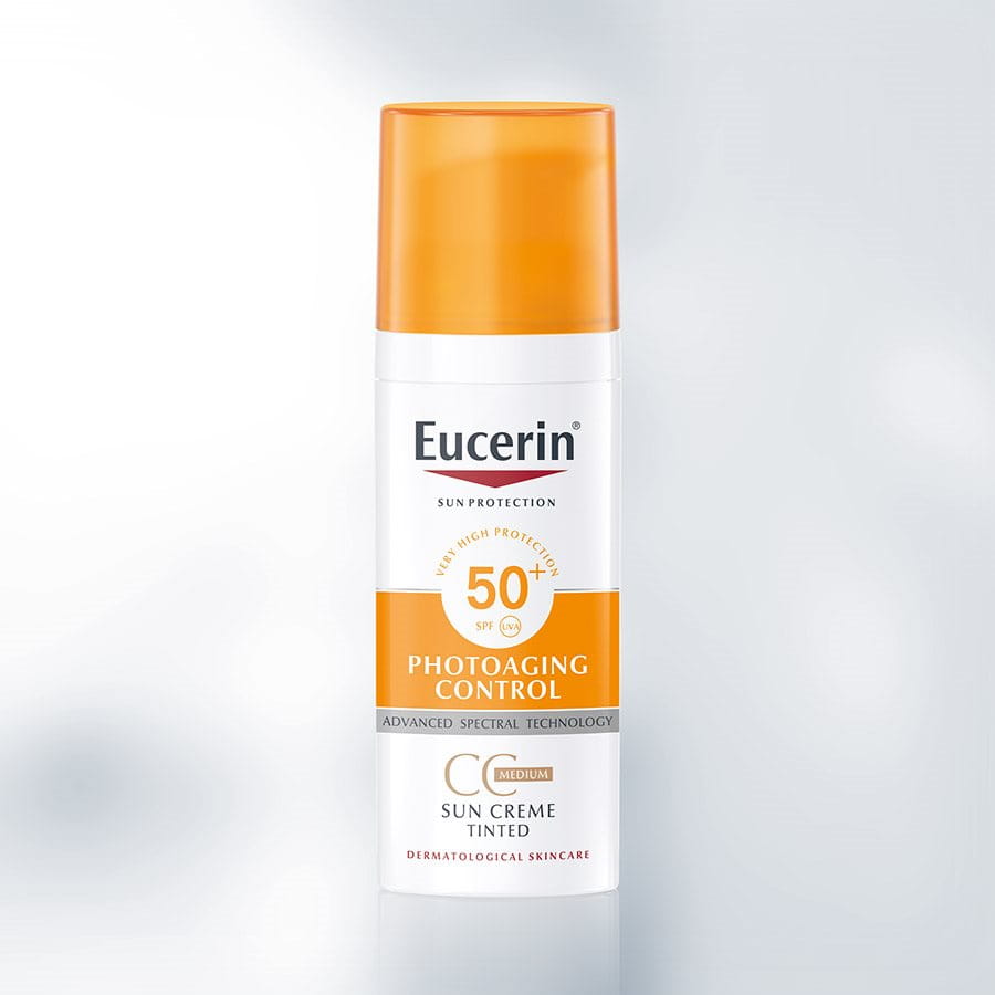 Facial Sun Protection Eucerin Sun Creme Tinted CC Medium SPF 50